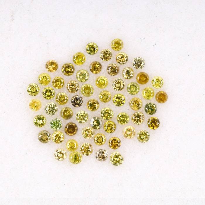 0.66 CT Natural Fancy Color Diamond For Engagement Ring