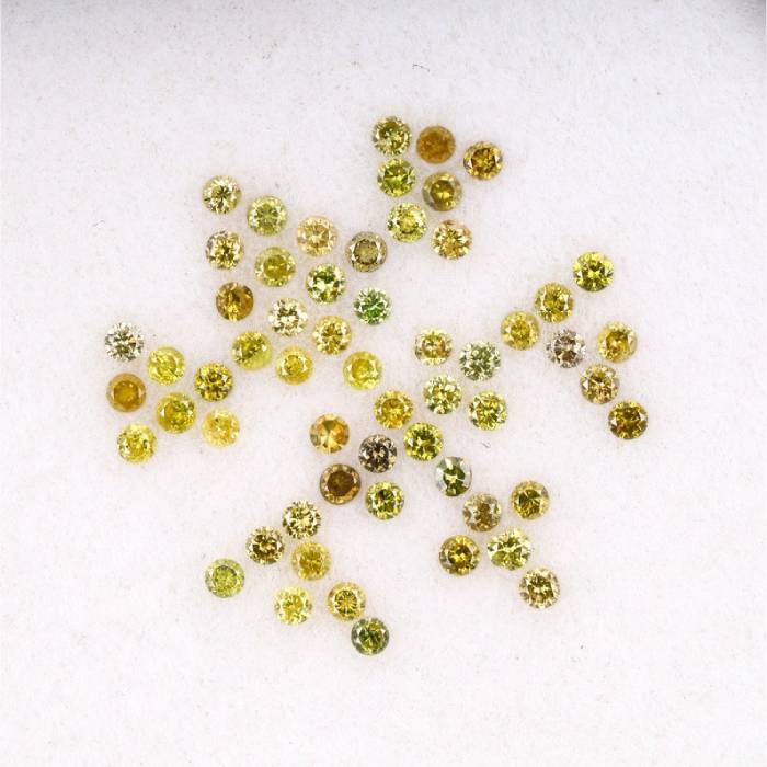 0.66 CT Natural Fancy Color Diamond For Engagement Ring