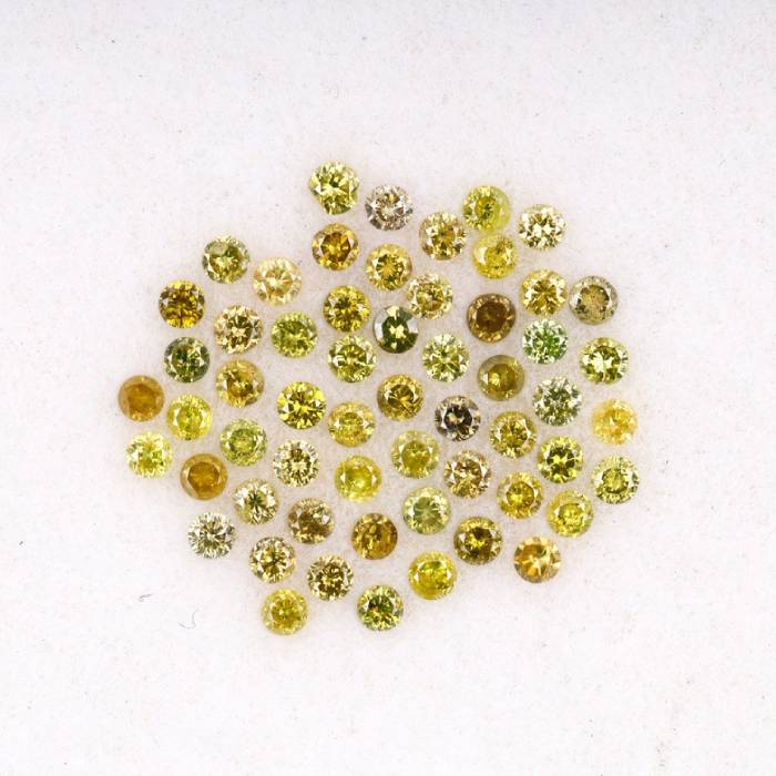 0.66 CT Natural Fancy Color Diamond For Engagement Ring