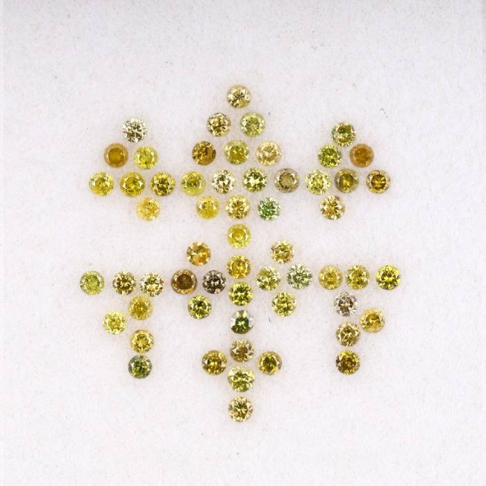0.66 CT Natural Fancy Color Diamond For Engagement Ring