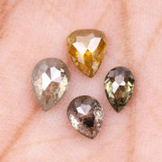 1.20 CT Natural Fancy Loose Earth Mined Pear Cut Diamonds