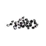 0.34 CT, 1.3 MM Enhanced Black Color Round Brilliant Cut Natural Loose Diamond