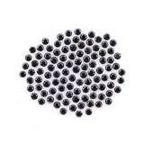 1.08 CT,1.3 MM Enhanced Black Color Round Brilliant Cut Diamond Natural Loose Diamond