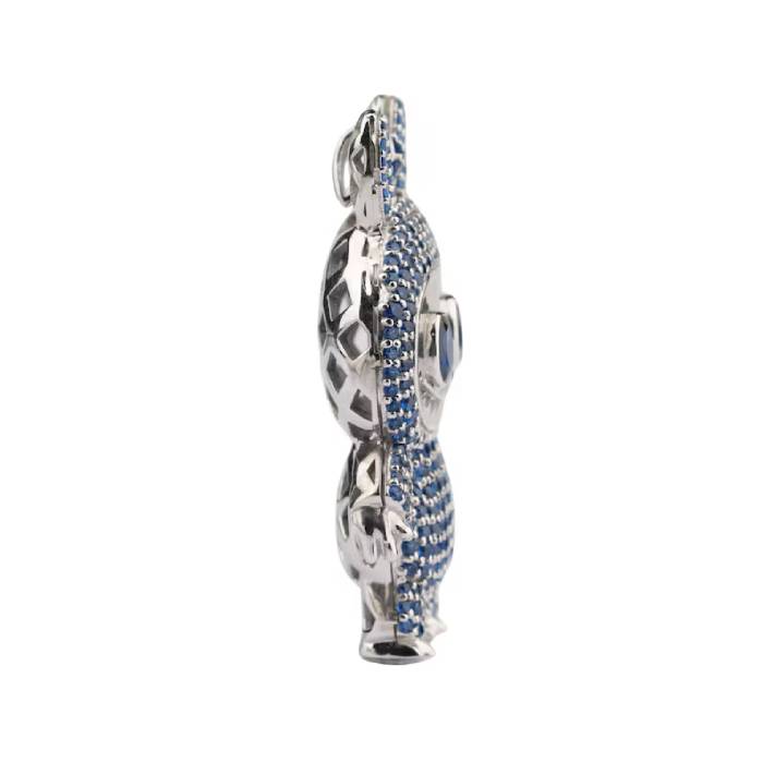 Labubu Pendant Blue Diamond