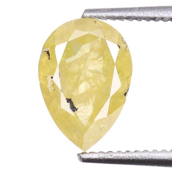 0.87 CT Natural Loose Pear Cut Diamond For Engagement Ring & Wedding Ring