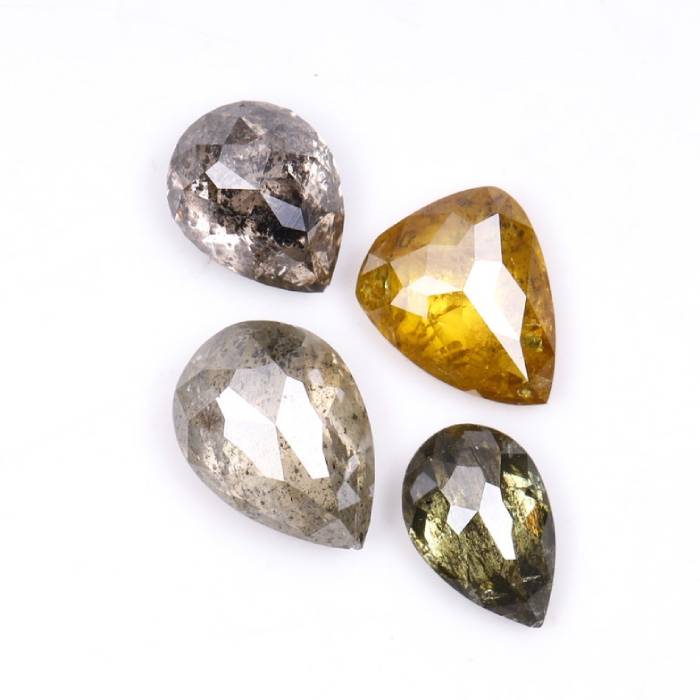 1.20 CT Natural Fancy Loose Earth Mined Pear Cut Diamonds