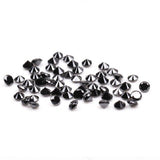 0.15 CT, 2.0 MM Natural Black Round Brilliant Cut Diamond Natural Loose Diamond For Engagement Ring