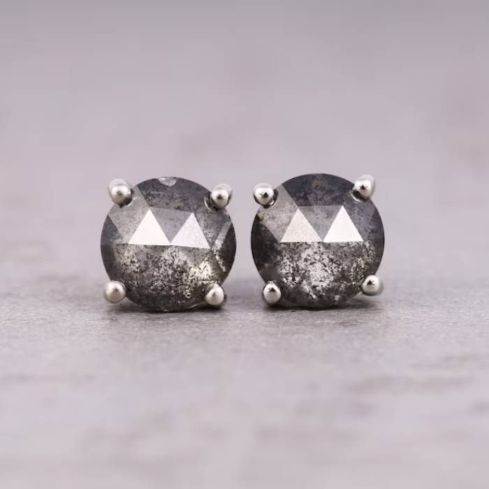 Dainty Round Earring Studs Pair For Women