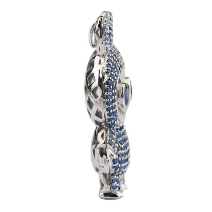 Labubu Pendant Blue Diamond