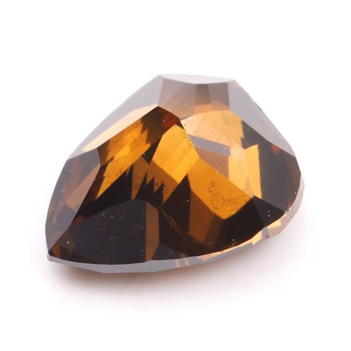 0.54 CT Natural Brown Pear Cut Loose Earth Mined Diamond For Engagement Ring & Wedding Ring