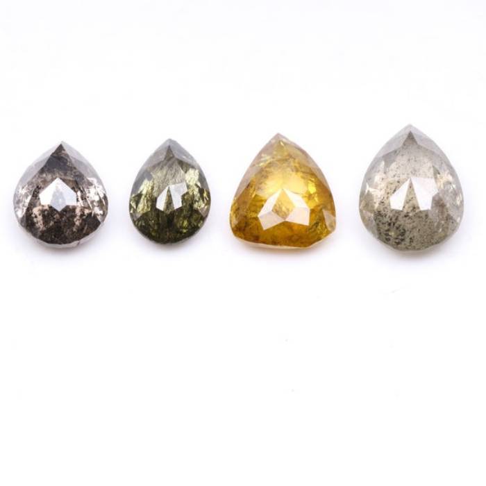 1.20 CT Natural Fancy Loose Earth Mined Pear Cut Diamonds