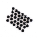 0.34 CT, 1.3 MM Enhanced Black Color Round Brilliant Cut Natural Loose Diamond