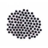 1.08 CT,1.3 MM Enhanced Black Color Round Brilliant Cut Diamond Natural Loose Diamond