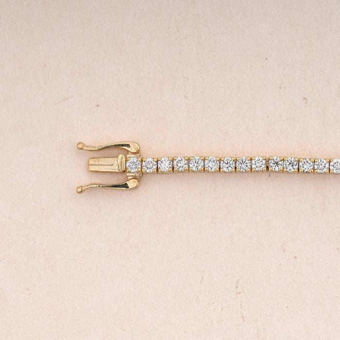 Ombre Diamond Minimalist Gold Tennis Bracelet