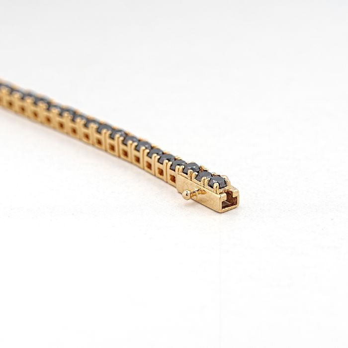 Ombre Diamond Minimalist Gold Tennis Bracelet