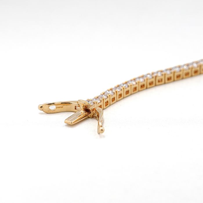 Ombre Diamond Minimalist Gold Tennis Bracelet