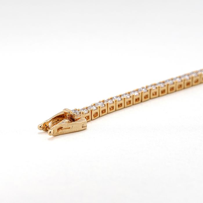 Ombre Diamond Minimalist Gold Tennis Bracelet
