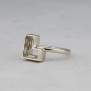 letter L semi mount ring