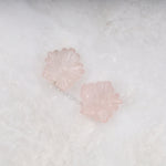 Load image into Gallery viewer, 7.66 CT, 11.7 MM | Natural Rose Quartz | Flower Rose Quartz
