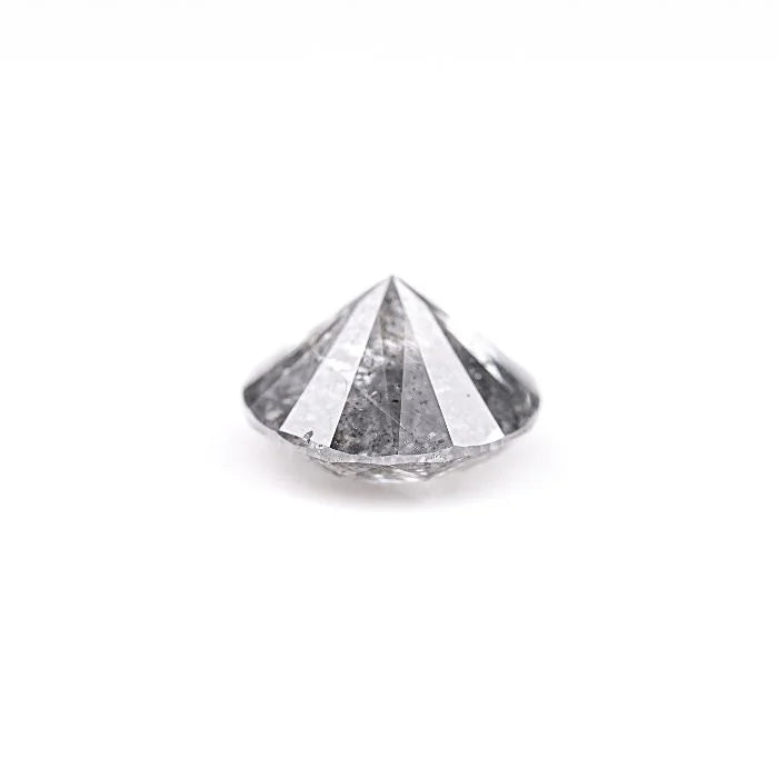 1.08 CT Round Brilliant Cut Salt and Pepper Diamond