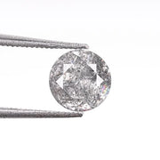 1.08 CT Round Brilliant Cut Salt and Pepper Diamond