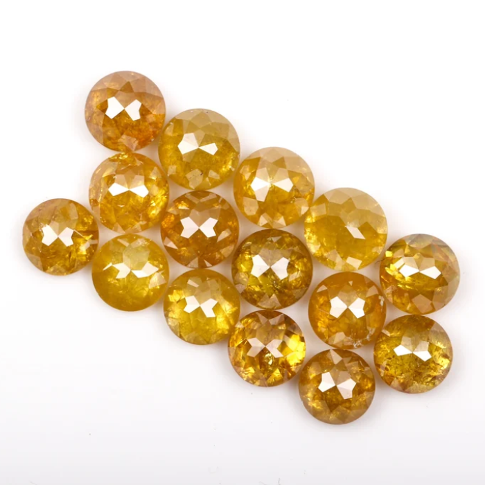 Round Rose Cut Loose Natural Earth Mined Diamond