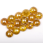 Round Rose Cut Loose Natural Earth Mined Diamond