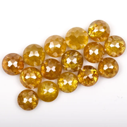 Round Rose Cut Loose Natural Earth Mined Diamond