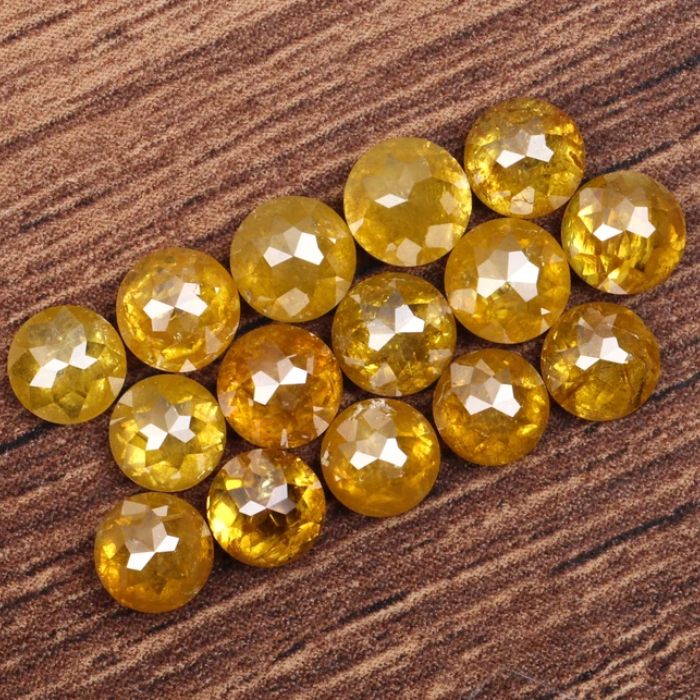 Round Rose Cut Loose Natural Earth Mined Diamond