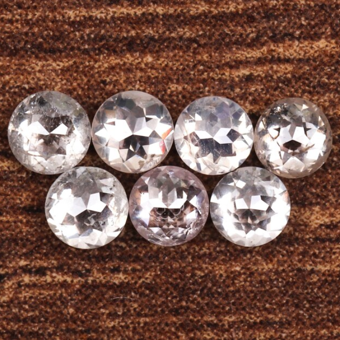 Round Rose Cut Loose White Natural Earth Mined Diamond - Minimal Carbon