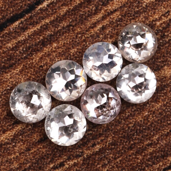 Round Rose Cut Loose White Natural Earth Mined Diamond - Minimal Carbon