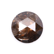 Round Rose Cut Natural Brown Diamond