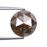 Round Rose Cut Natural Fancy Diamond