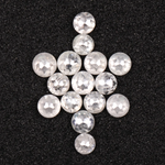 Round Rose Cut Natural White Loose Earth Mined Diamond