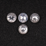 Round Rose Cut White Natural Loose Earth Mined Diamond