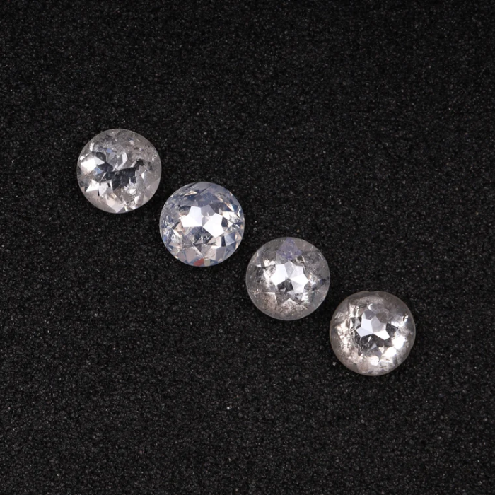 Round Rose Cut White Natural Loose Earth Mined Diamond
