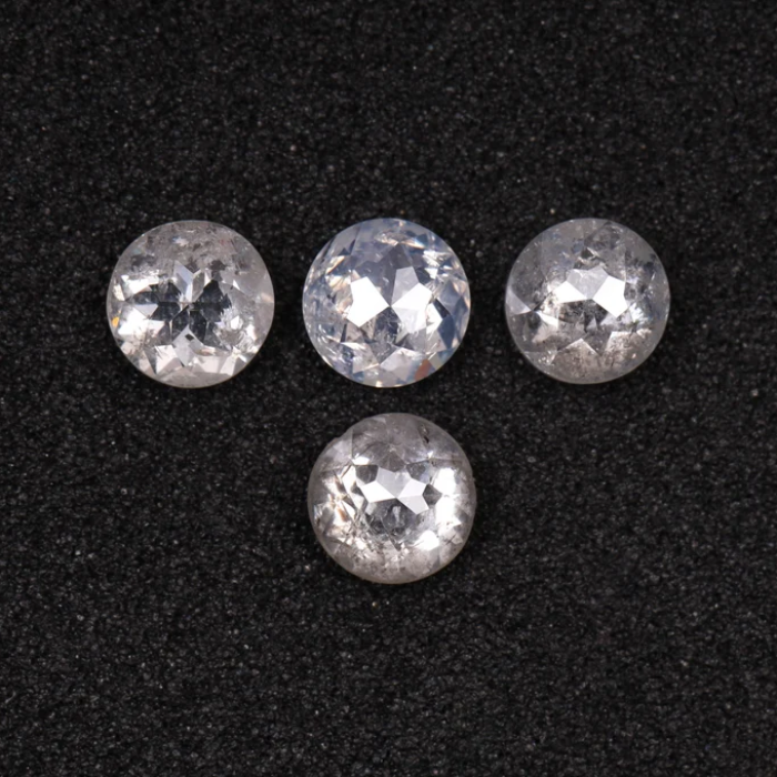 Round Rose Cut White Natural Loose Earth Mined Diamond