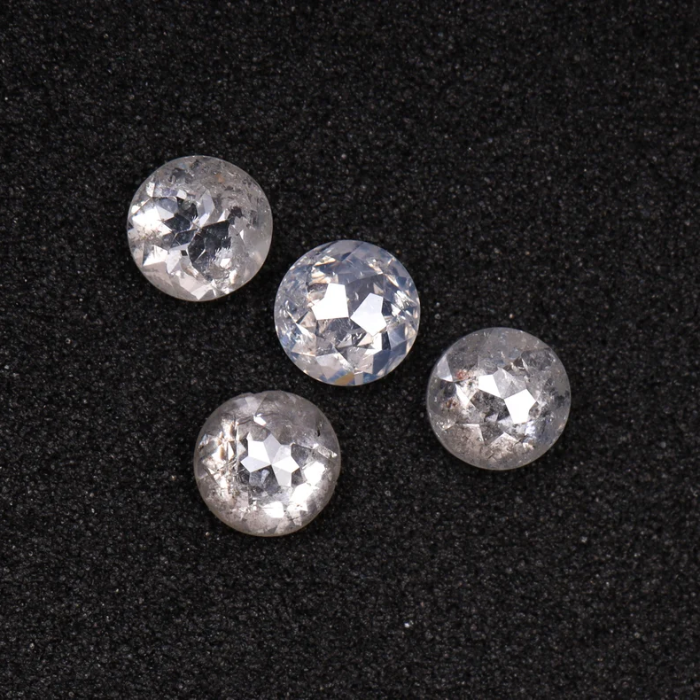 Round Rose Cut White Natural Loose Earth Mined Diamond