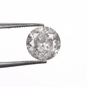 Round Salt Pepper Natural Diamond