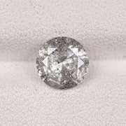 Round Salt Pepper Natural Diamond