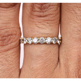 Diamond Eternity Band Ring - Minimal Carbon