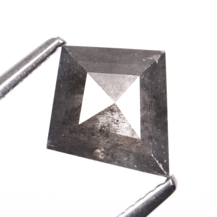 Salt And Pepper Kite Cut Diamond