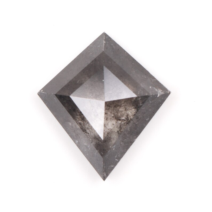 Salt And Pepper Kite Cut Diamond
