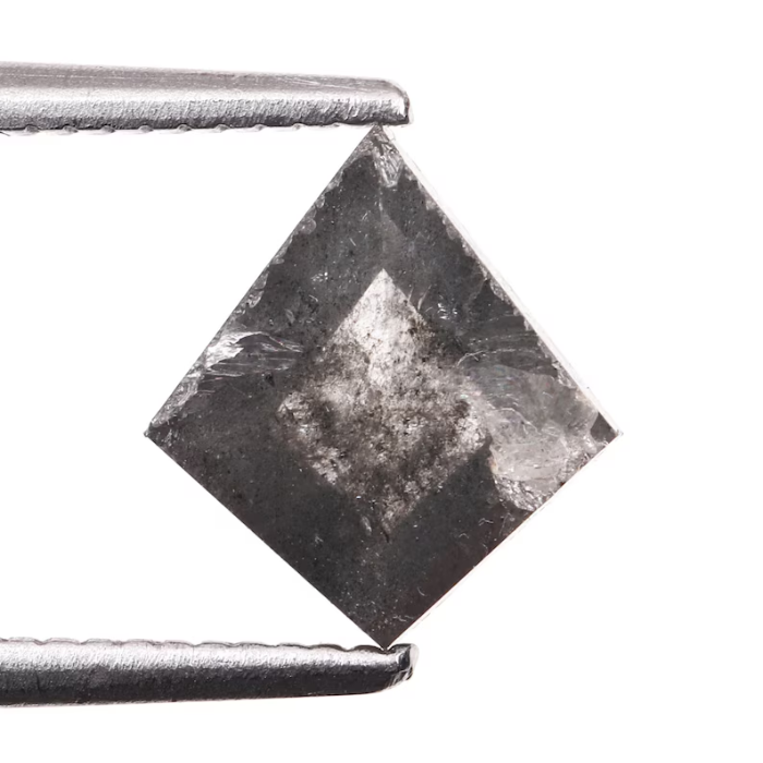 Salt And Pepper Kite Cut Diamond