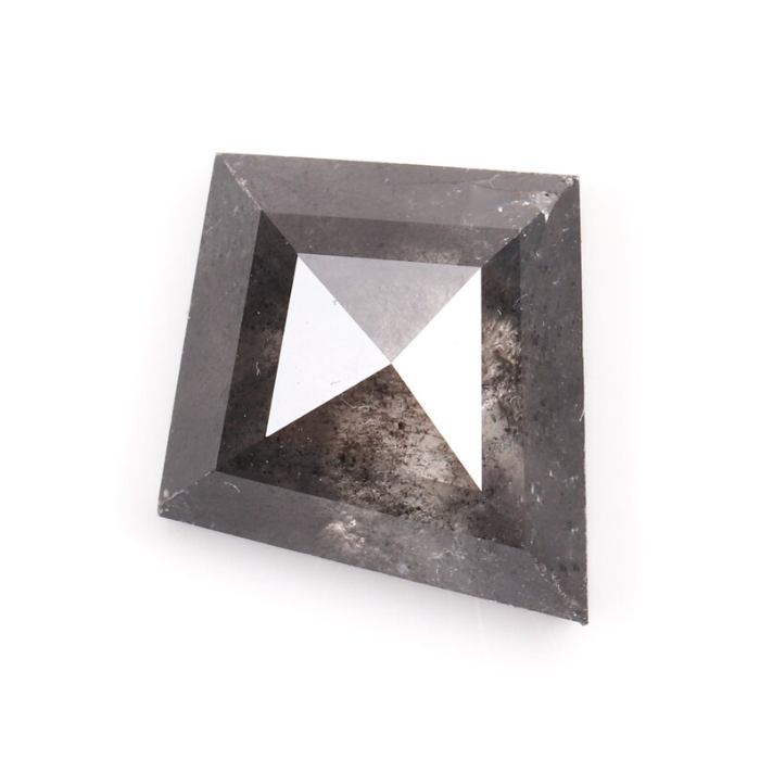 Salt And Pepper Kite Cut Diamond