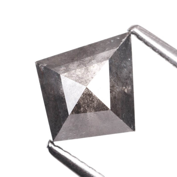 Salt And Pepper Kite Cut Diamond