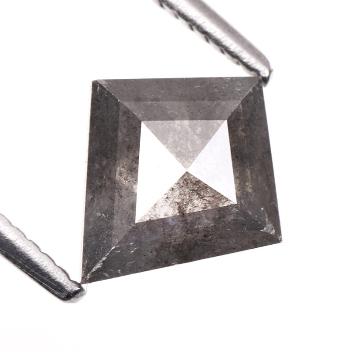 Salt And Pepper Kite Cut Diamond