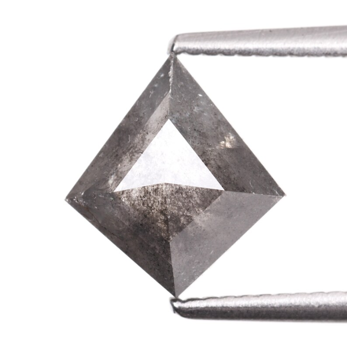 Salt And Pepper Kite Cut Diamond