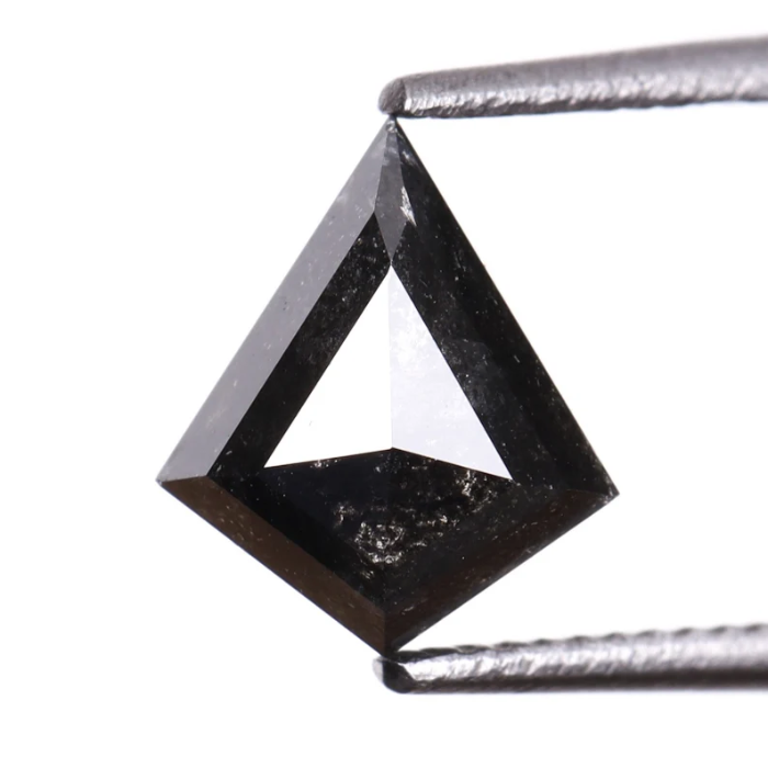 Salt And Pepper Kite Cut Natural Diamond