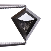 Salt And Pepper Kite Cut Natural Diamond